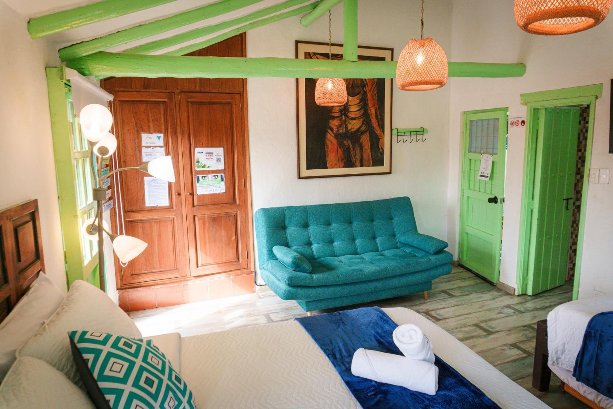 Apartamentos Y Habitaciones Le Colibri - Villa De Leyva Bagian luar foto