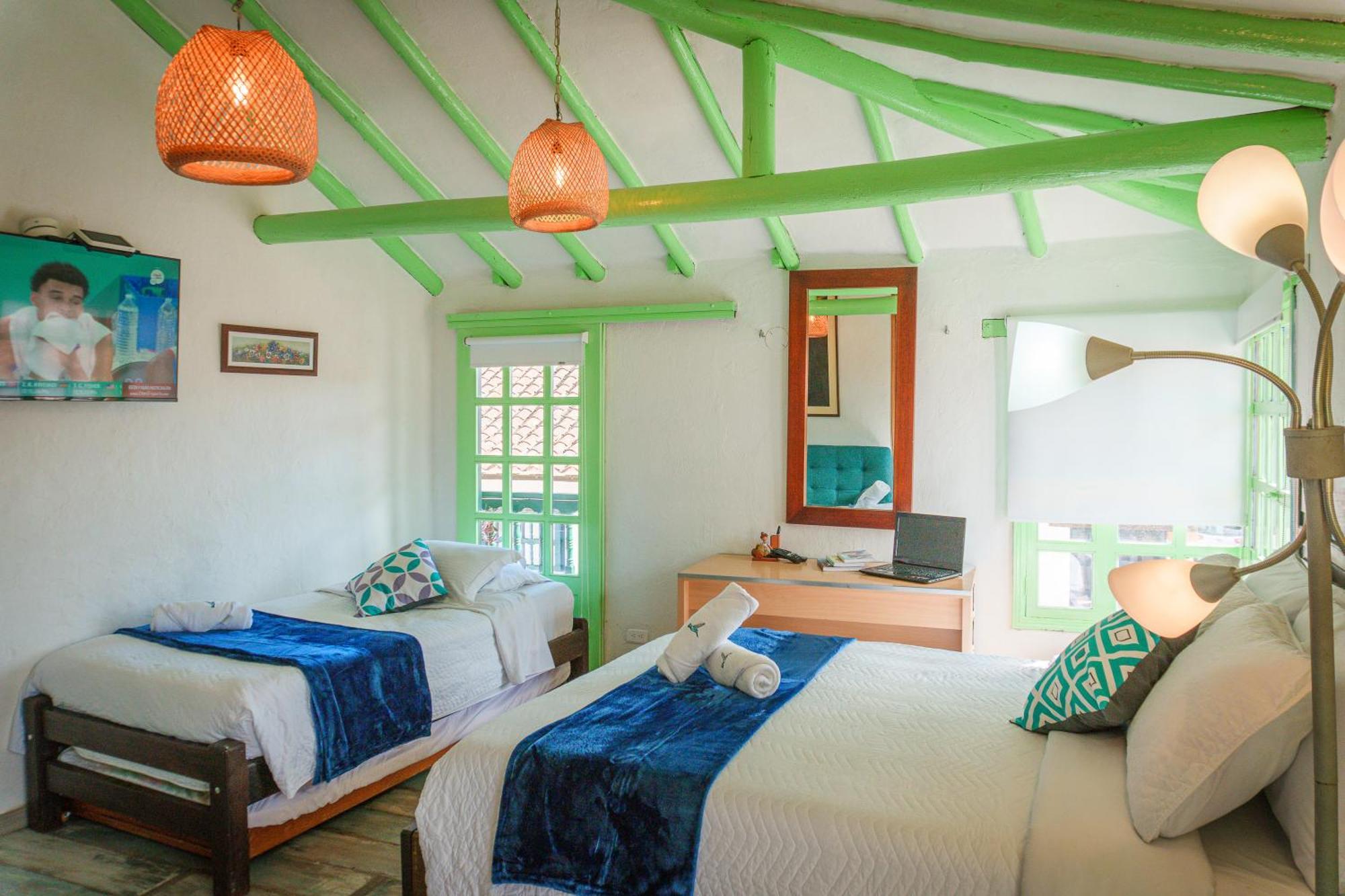 Apartamentos Y Habitaciones Le Colibri - Villa De Leyva Bagian luar foto