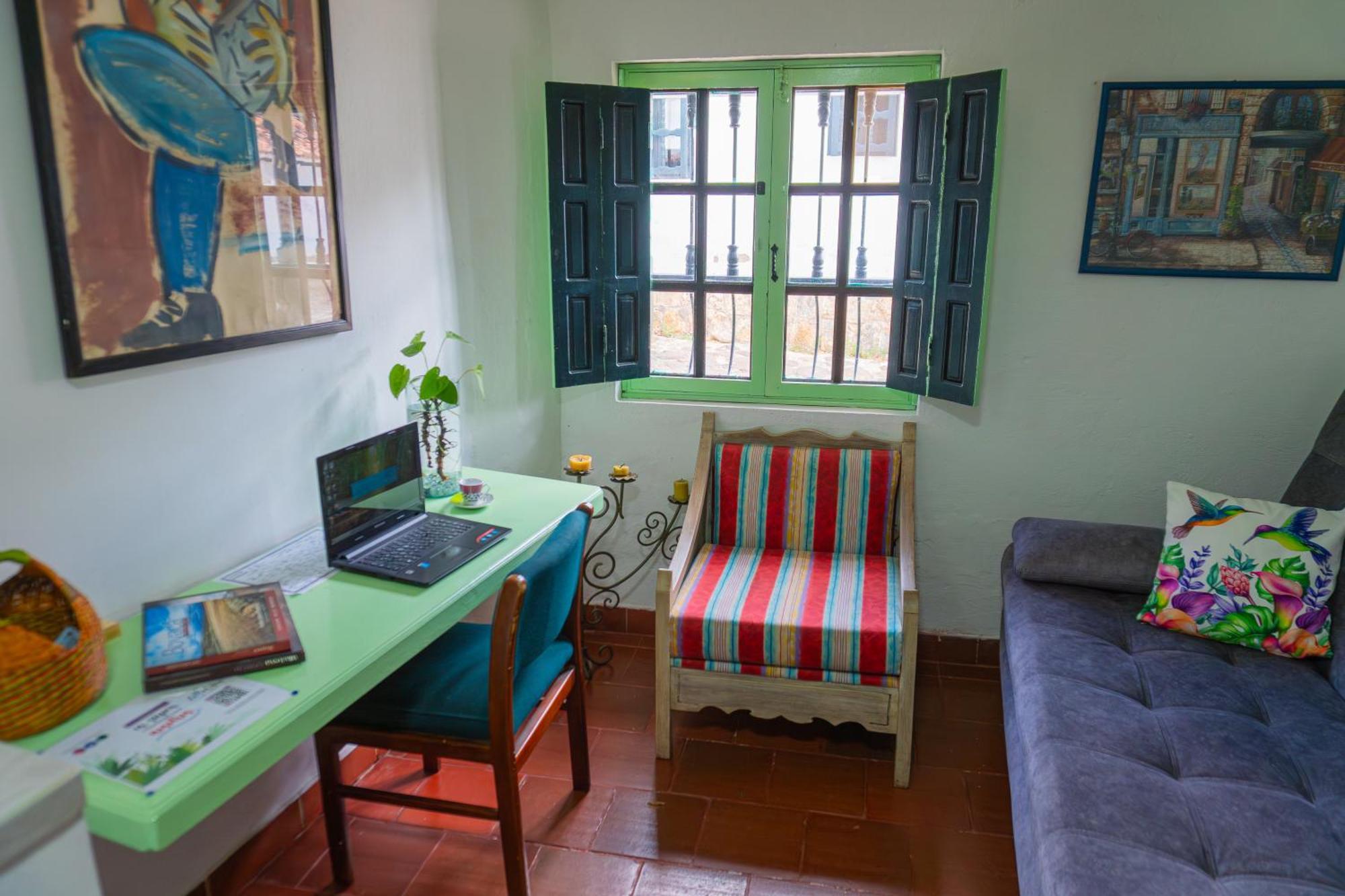 Apartamentos Y Habitaciones Le Colibri - Villa De Leyva Bagian luar foto