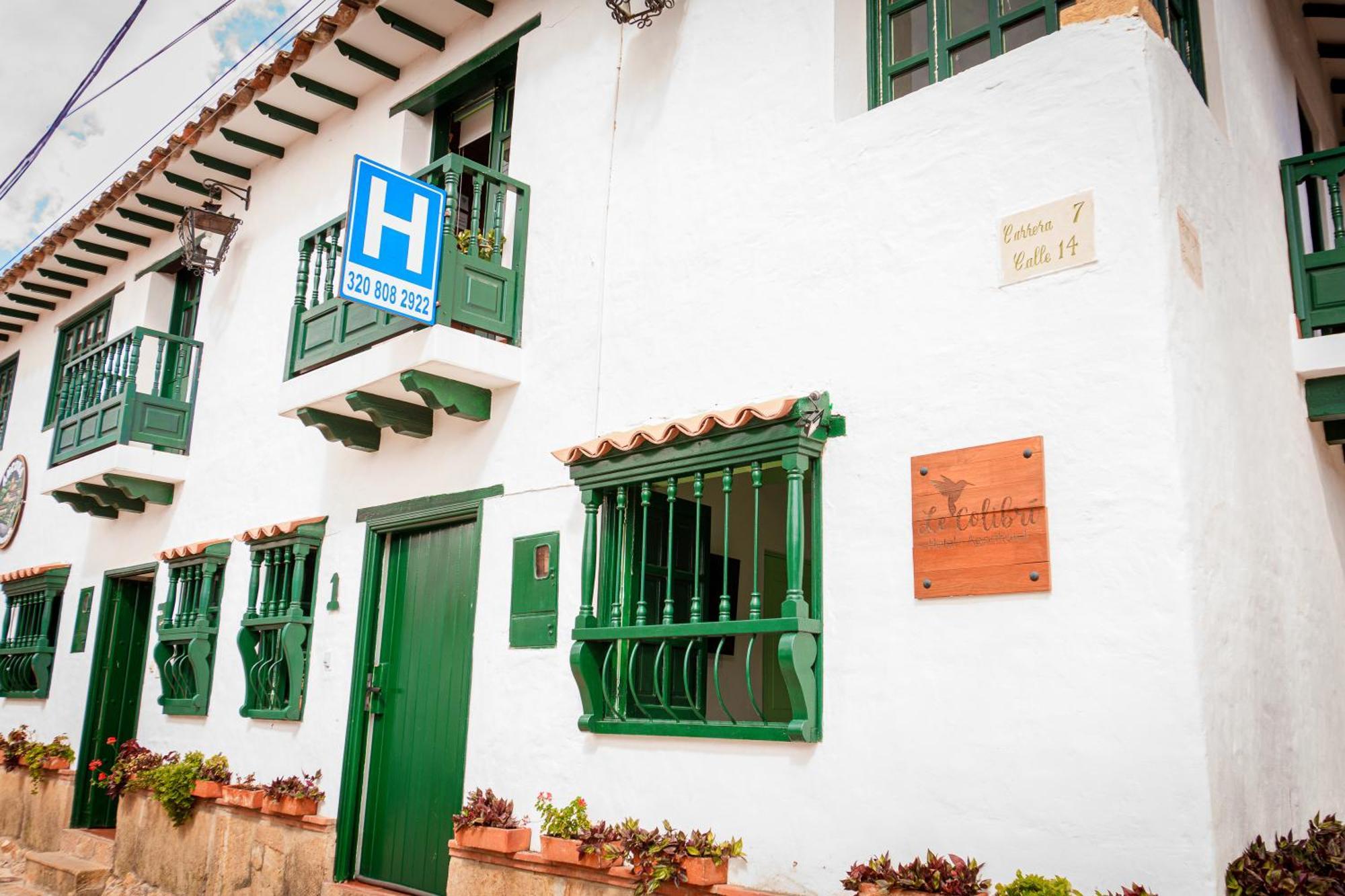 Apartamentos Y Habitaciones Le Colibri - Villa De Leyva Bagian luar foto