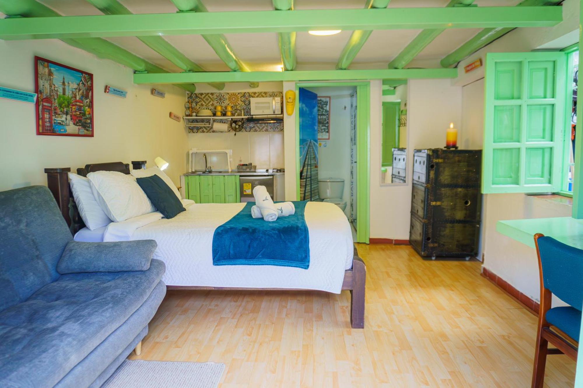 Apartamentos Y Habitaciones Le Colibri - Villa De Leyva Bagian luar foto