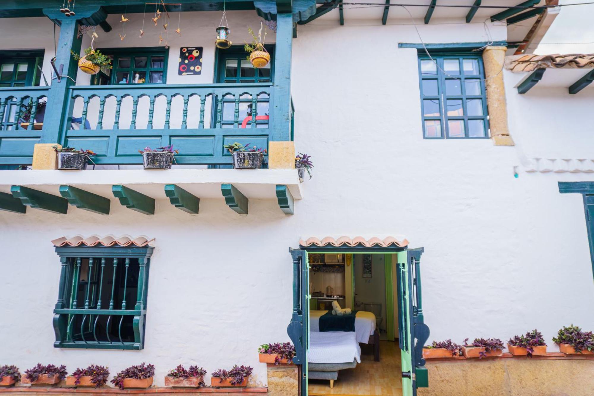 Apartamentos Y Habitaciones Le Colibri - Villa De Leyva Bagian luar foto