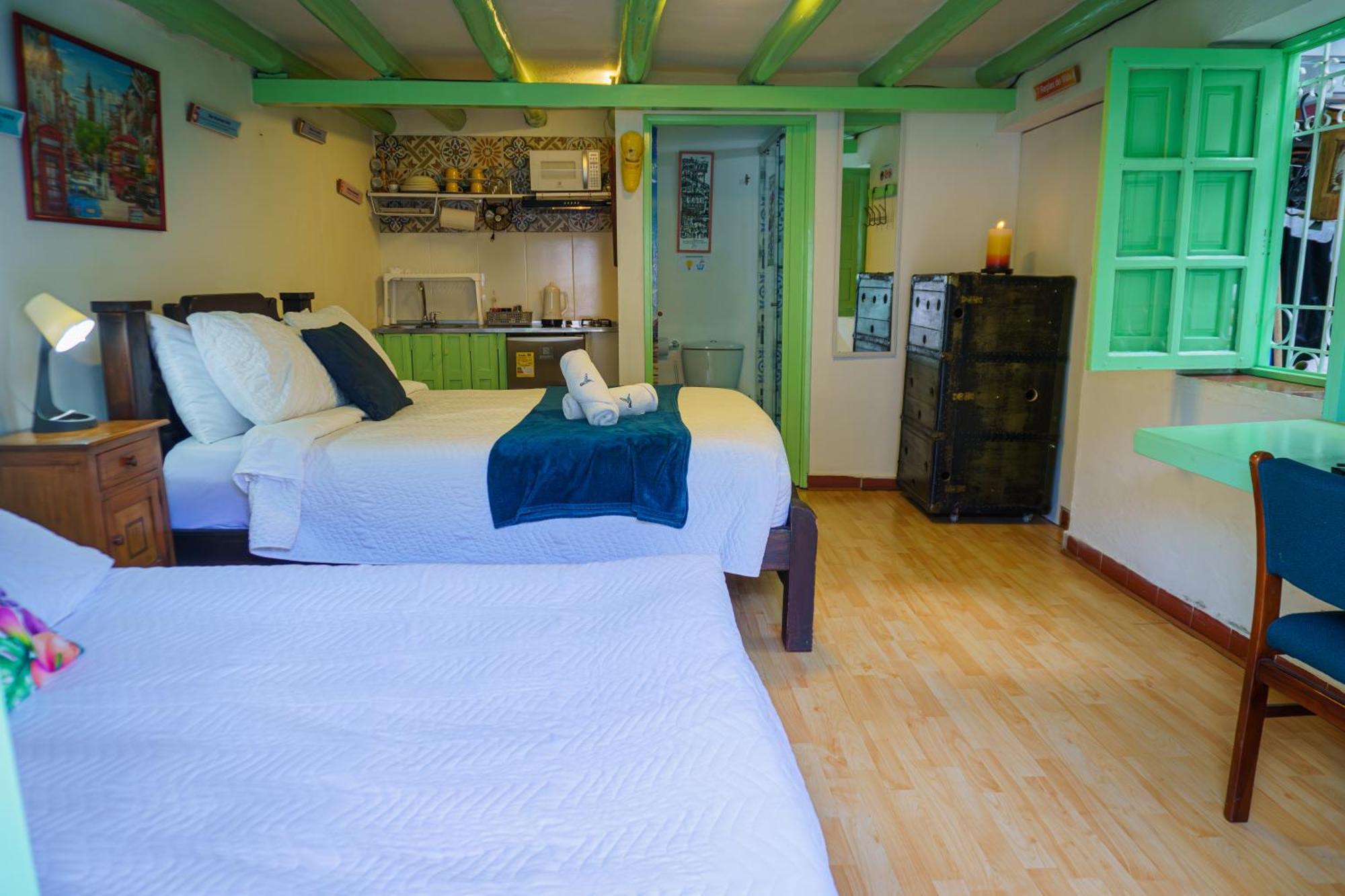 Apartamentos Y Habitaciones Le Colibri - Villa De Leyva Bagian luar foto