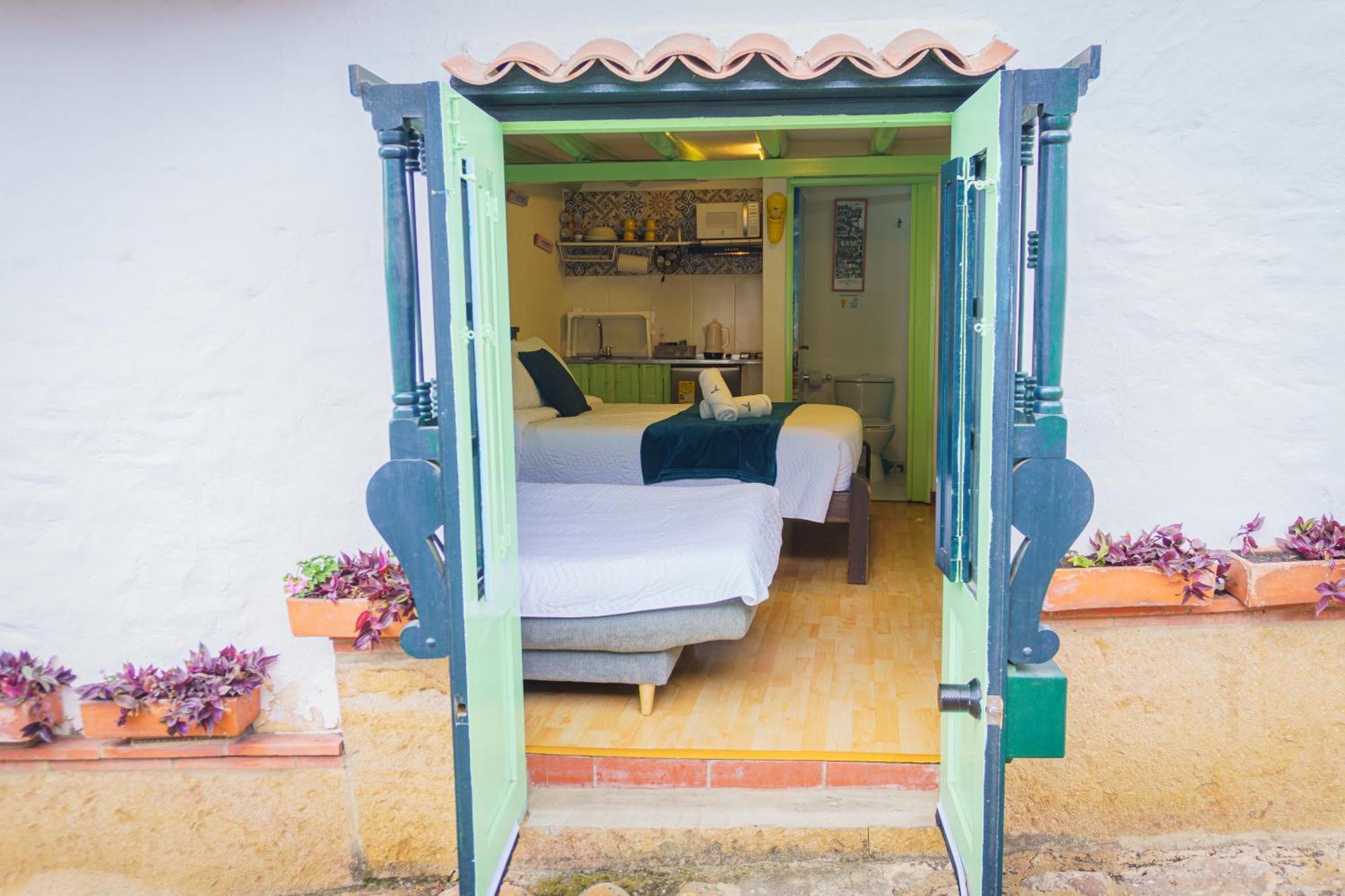 Apartamentos Y Habitaciones Le Colibri - Villa De Leyva Bagian luar foto
