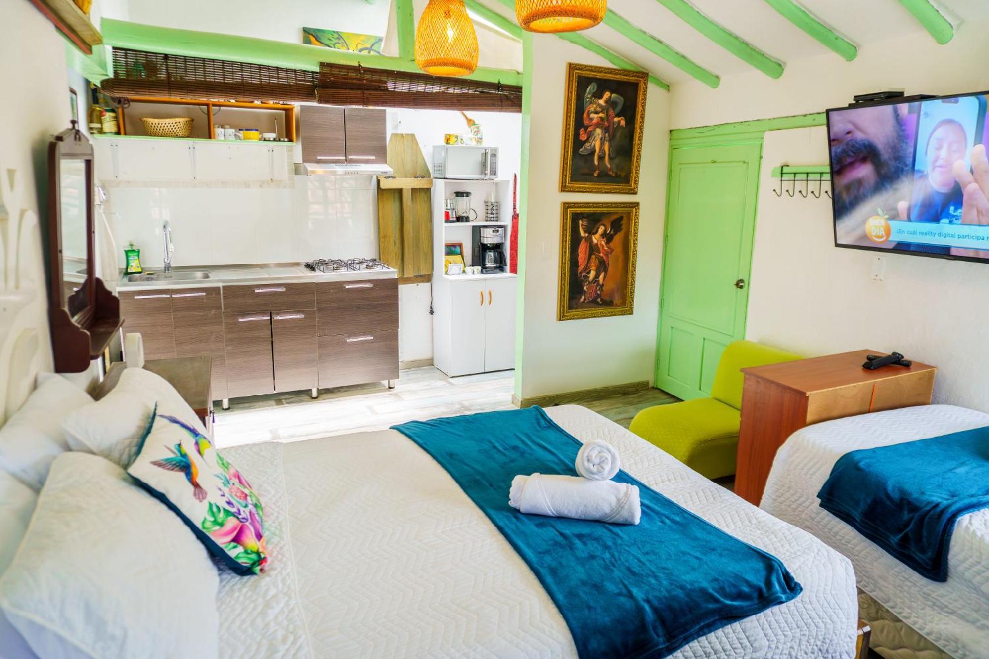 Apartamentos Y Habitaciones Le Colibri - Villa De Leyva Bagian luar foto