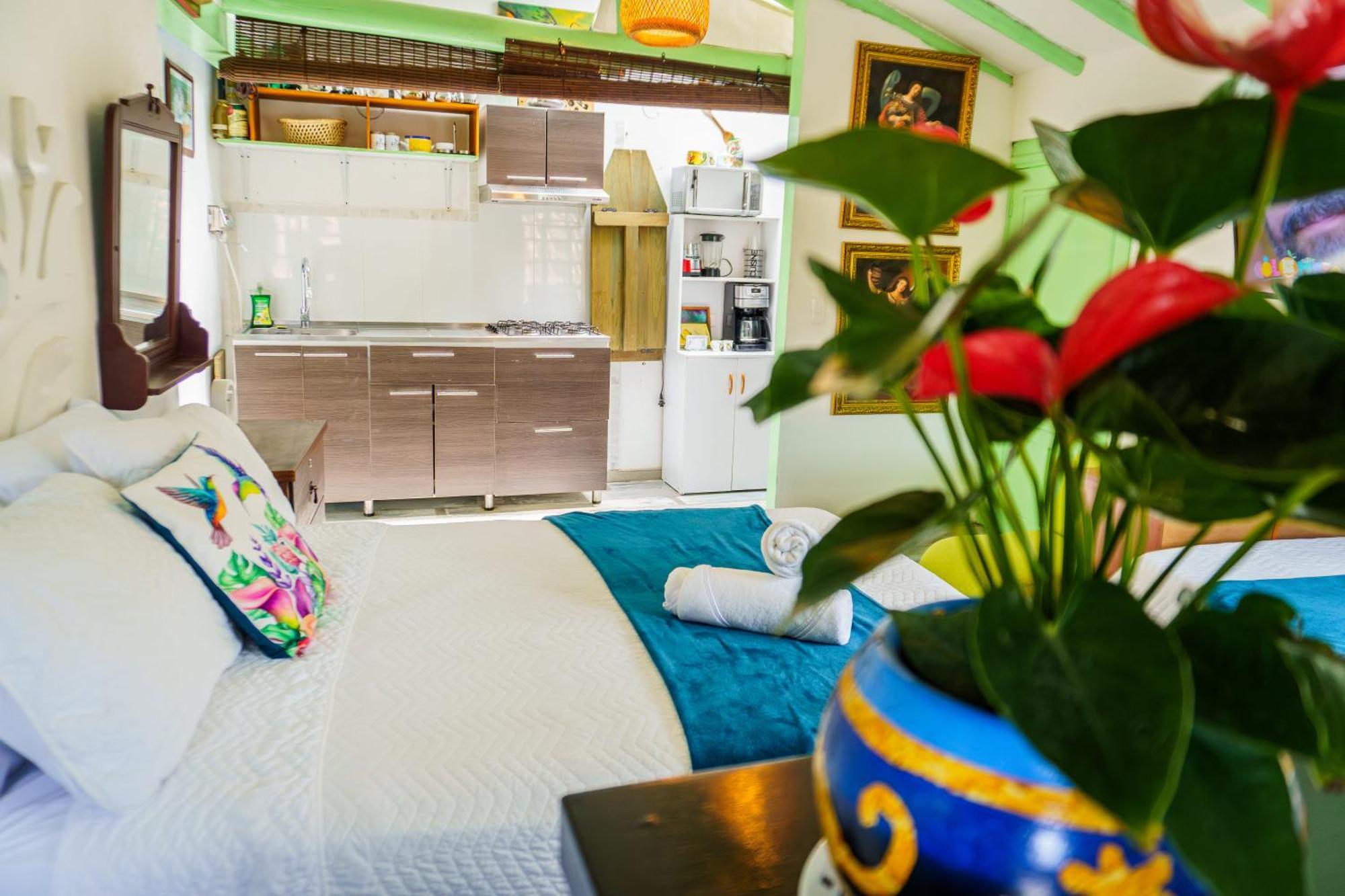Apartamentos Y Habitaciones Le Colibri - Villa De Leyva Bagian luar foto