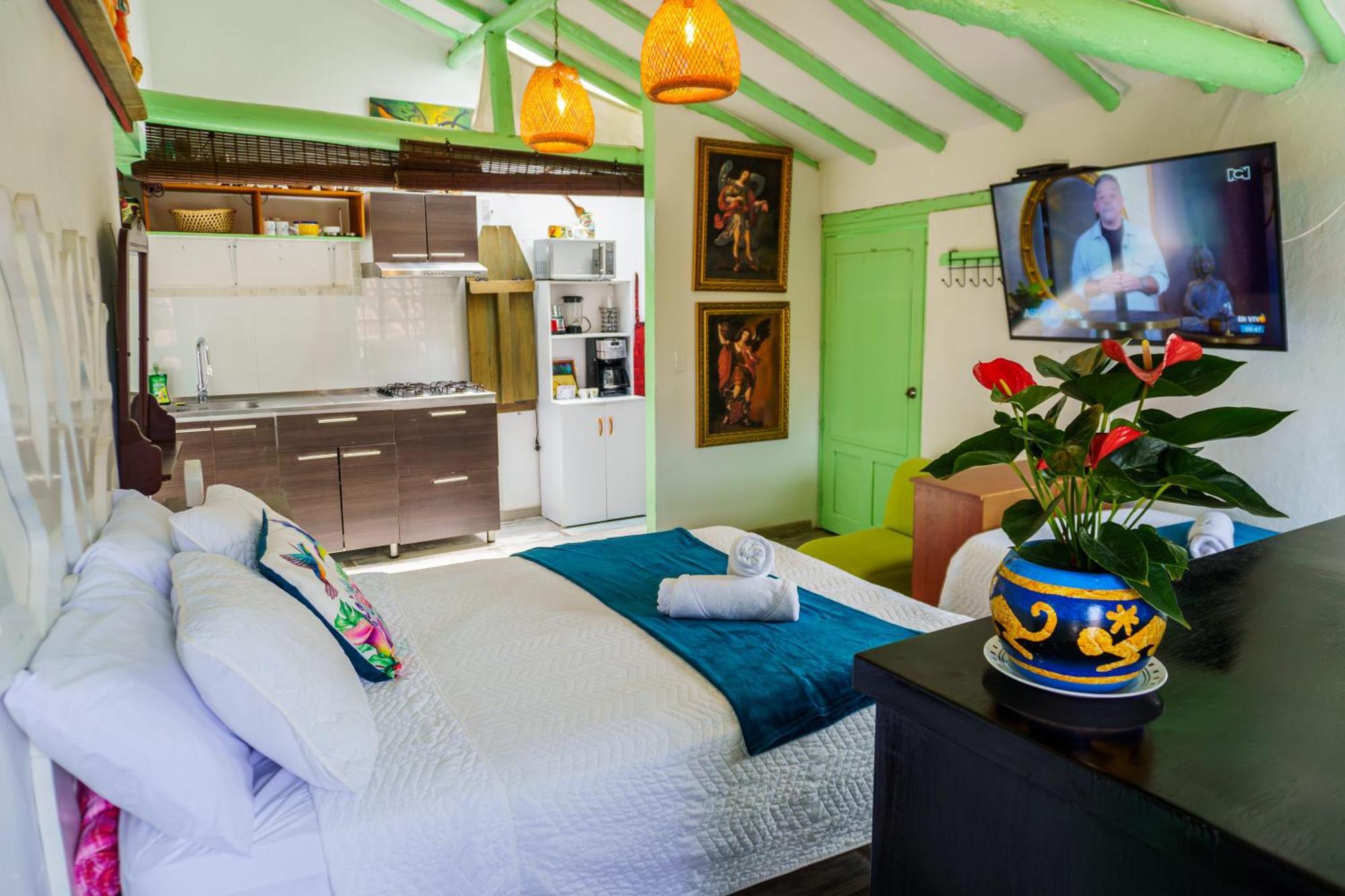 Apartamentos Y Habitaciones Le Colibri - Villa De Leyva Bagian luar foto