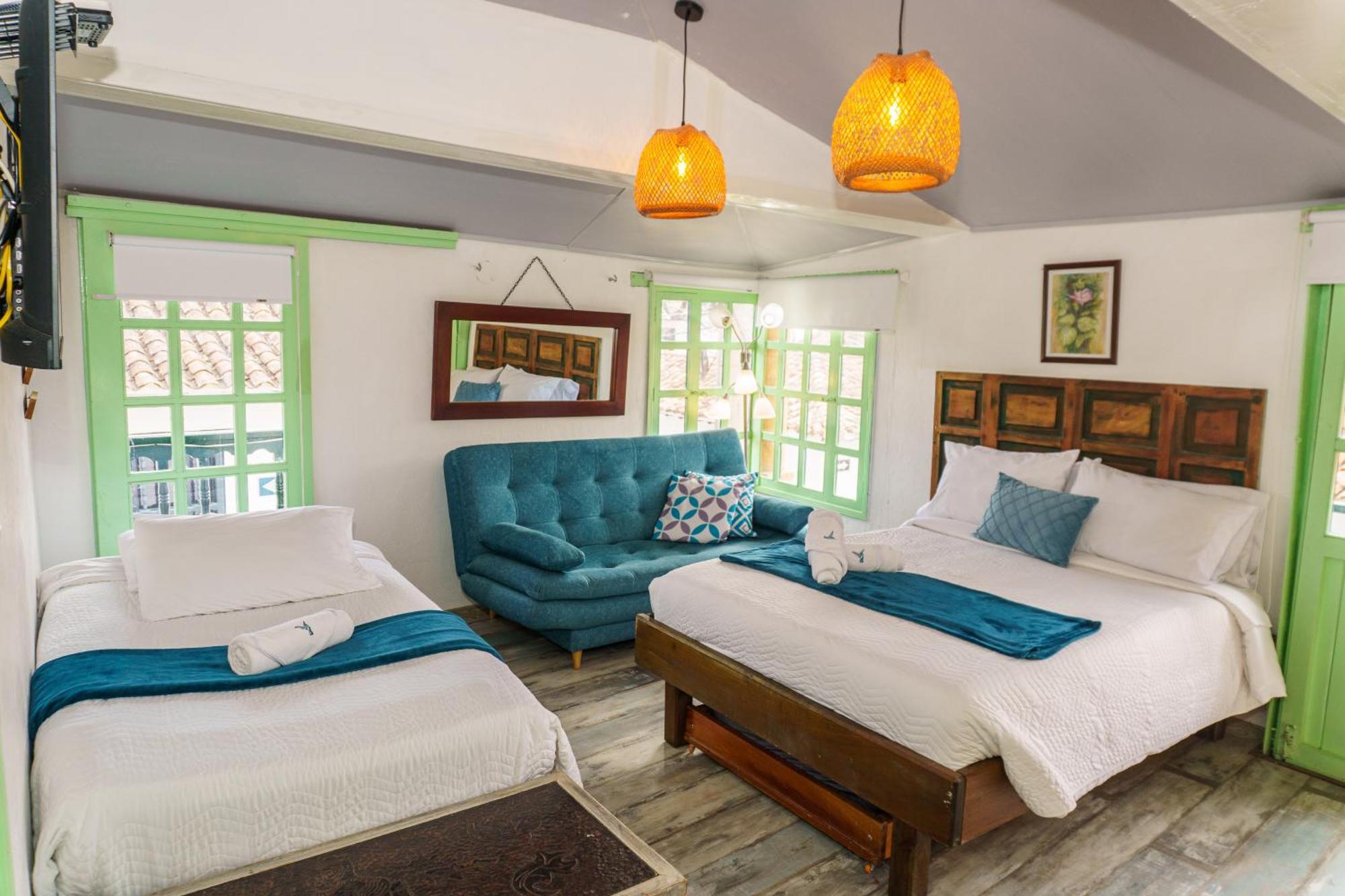 Apartamentos Y Habitaciones Le Colibri - Villa De Leyva Bagian luar foto
