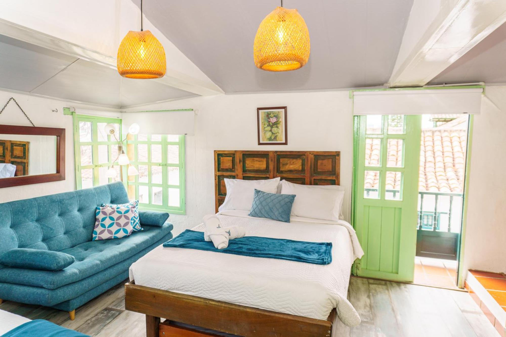Apartamentos Y Habitaciones Le Colibri - Villa De Leyva Bagian luar foto