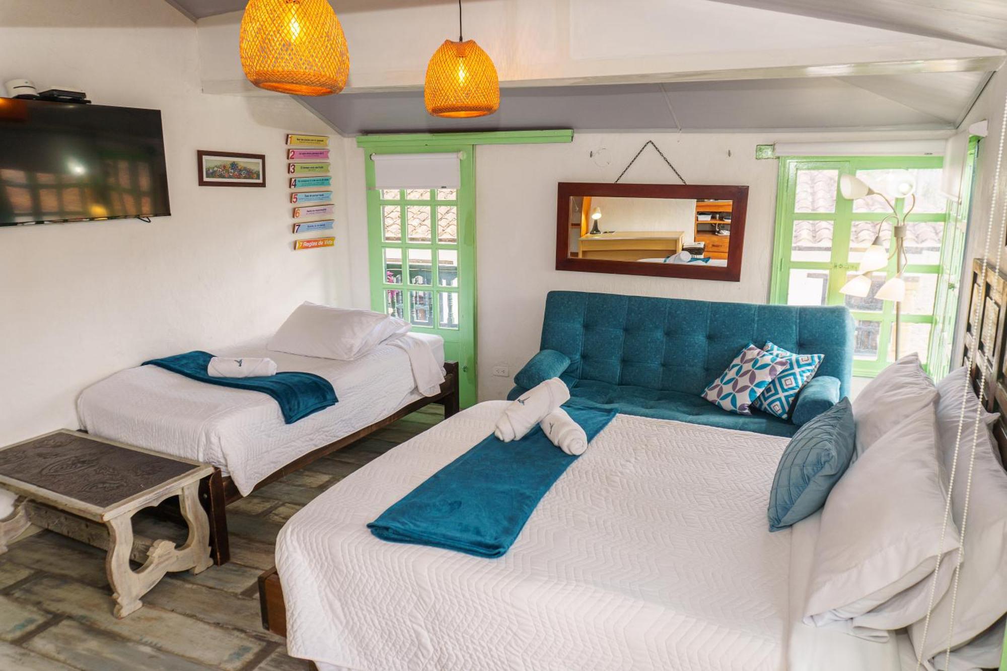Apartamentos Y Habitaciones Le Colibri - Villa De Leyva Bagian luar foto